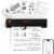 Rongta Thermal Portable Printers Wireless for Travel, Bluetooth Mobile Printer, Inkless Printer for School/Office/Home Use, Compatible with Android,iOS & Laptop(Black)