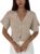 SOLY HUX Women’s Short Sleeve V Neck Cardigan Sweater