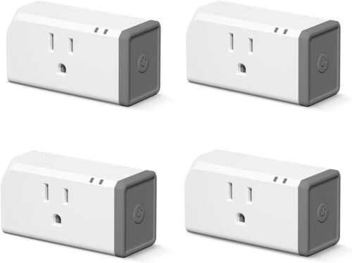 SONOFF S31 Lite 15A WiFi Smart Plug ETL Certified, Smart Socket Outlet Timer Switch, Compatible with Alexa & Google Home, IFTTT Supporting, No Hub Required,2.4 Ghz WiFi Only 4-Pack