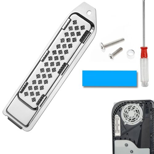 SSD Cover for PS5 M.2 SSD Extension Slot, PS5 SSD Cover Screw, PS5 SSD Screw Replacement, Screwdriver and Thermal Pad for PS5 SSD Heatsink