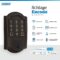 Schlage Encode Smart Wi-Fi Deadbolt with Camelot Trim in Aged Bronze