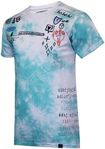 Screenshotbrand Mens Hipster Hip-Hop Urban Tees – NYC Street Fashion Graffiti Animation Print T-Shirt