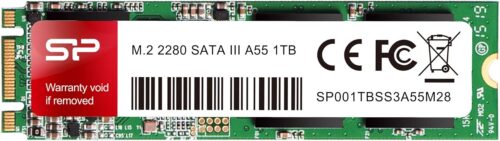 Silicon Power 1TB A55 M.2 SSD SATA III Internal Solid State Drive 2280 SU001TBSS3A55M28AB