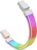 Sirlyr 8 Pin RGB GPU Cable,RGB PSU Cables Extension – Addressable 5V3Pin ARGB PC Case Decor for RTX 3060 4060 4070 Radeon RX 6600 580 Graphics Card Power Supply White
