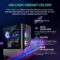 Skytech Gaming Shadow Gaming PC, Intel i7 12700F 2.1 GHz, RTX 4060, 1TB NVME, 16GB DDR4 RAM 3200, 600W Gold PSU Wi-Fi, Win 11 Home, RGB-Keyboard and RGB-Mouse Included,Black