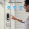 Smart Deadbolt, SMONET Fingerprint Electronic Deadbolt Door Lock with Keypad-Bluetooth Keyless Entry Front Door Digital Keypad App Control, Ekeys Sharing, App Monitoring Auto Lock for Homes and Hotel