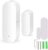 Smart Door Window Sensor,Door Open Closed Alarm Detectors Compatible Home and Tuya Voice Control,Real Time SMS Notification