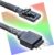 Standard 3-Pin ARGB Adapter for Corsair 4-Pin RGB Commander Core XT, Commander Core, Lighting Node Core and RGB Fan Hub (Pack of 1)
