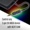 Standard 3-Pin ARGB Adapter for NZXT RGB and Fan Controller, HUE+ and HUE 2 Controller, RGB Core Controller, and N5 and N7 Motherboard RGB