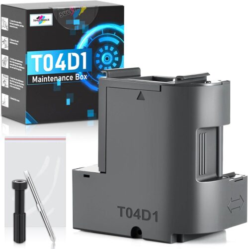 T04D1 Maintenance Box for EcoTank ET-15000 ET-3760 ET-3850 ET-4850 ET-4760 ET-3750, Compatible for Epson T04D1 Maintenance Box ET-3830 ET-3843 ET-5180 ET-3700 ET-5170 ET-5150 ET-3710 Printers