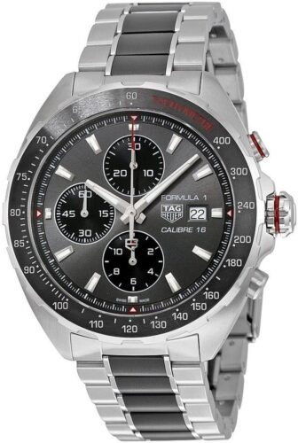 TAG Heuer Men’s CAZ2012.BA0970 Formula 1 Analog Display Swiss Automatic Silver Watch