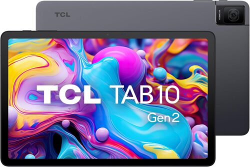 TCL TAB 10 Gen 2, 10.4″ Wi-Fi Android Tablet 128GB, 2K Full HD Screen, 6000mAh Battery, Android 13, Slim Design, 2023 Release, US Version, Space Gray