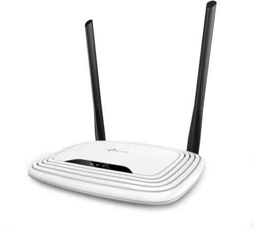 TP-Link N300 Wireless Extender, Wi-Fi Router (TL-WR841N) – 2 x 5dBi High Power Antennas, Supports Access Point, WISP, Up to 300Mbps