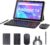 Tablet 10 Inch Android 14 Tableta, 2 in 1 Tablets with Keyboard Mouse Case Stylus, 8GB RAM+64GB ROM(1TB expansion), 2MP+8MP Dual Camera, 6000mAh Battery, Bluetooth WIFI6 1280 * 800 10.1″ FHD Tab