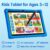 Tablet for Kids 10 inch with Case & Stylus Pen, Tablet for kids 3-12, 3GB+32GB ROM Android 14 Kids Learning Tablet, KIDOZ Pre-Installed Toddlers Tablet, 5000mAh Childrens Tablets with GMS, WiFi
