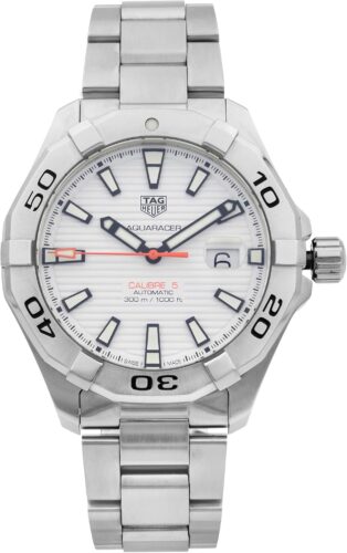 Tag Heuer Aquaracer Automatic White Dial Men’s Watch WAY2013.BA0927