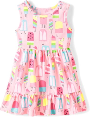 The Children’s Place Baby Girls’ and Toddler Sleveless Fashion Dress