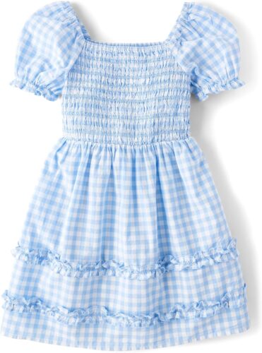 The Children’s Place Girls’ Short Sleeve Smocked Summer Dresses