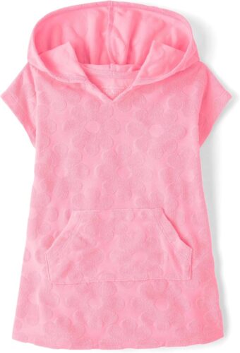 The Children’s Place Girls’ and Toddler Hooded Swim Coverup