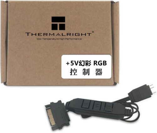 Thermalright 5V 3PIN A-RGB Fan Controller, 5V Lighting Controller, Computer case Fan Controller, Supports 3PIN Lighting Interface, SATA Power Supply