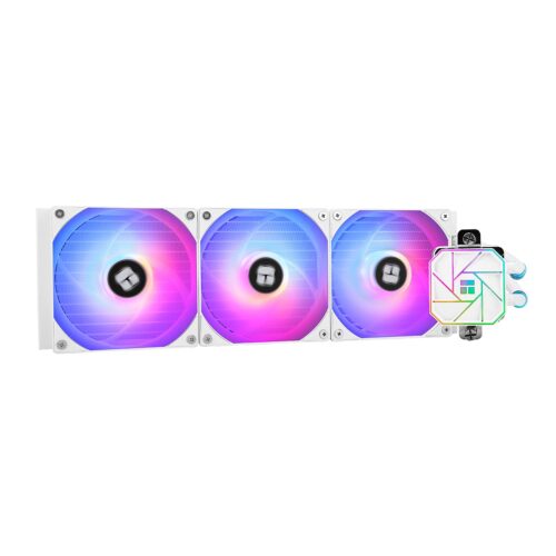 Thermalright Aqua Elite 360 White V3 Liquid CPU Cooler, 360 Cooling Row Size, 3 x 120mm PWM Fans, S-FDB Bearings,for AMD/AM4/AM5, Intel LGA1150/1151/1155/1156/1200/2011/1700,Desktop CPU Cooler AIO