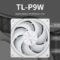 Thermalright TL-P9W CPU Fan Computer Case Fan Quiet 4PIN PWM PC Fan, High Performance 92mm Silent Cooler Fan, 2200RPM Speed, CPU Cooling Fan(White)