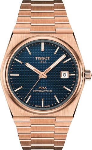 Tissot PRX Powermatic 80 Rose Gold 40mm Watch, Men