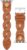 Tory Burch Women’s Luggage Brown Braided-Leather Band For Apple Watch