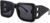 Trendy Oversized Square Sunglasses for Women Men Fashion Black Thick Big Frame Luxury Designer Sun Glasses