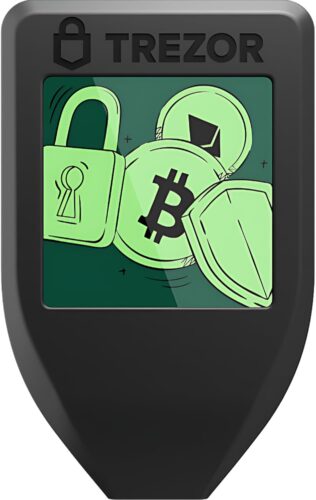 Trezor Model T – Crypto Hardware Wallet with LCD Touchscreen, Protecting Bitcoin & 1000’s of Coins with Maximum Security