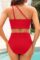 Two Piece High Waisted Swimsuits for Women – One Shoulder Bikini Tummy Control Bathing Suit 2025 Full Coverage Swimwear