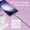 USB C Cable, 6Pack USB to USB C Cable Type C Charger Fast Charging Cable Nylon Braided Android Charger for iPhone 16 15 Charger, Samsung Galaxy, Huawei, Google Pixel, Sony, Switch（3/3/3/6/6/10Ft）