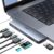 USB C Hub HDMI USB Adapter for MacBook Pro Air M3 M2 M1 2024-2018 13 14 16″, MacBook Adapter Multiport 8 in 2 Mac USB C Hub with HDMI, Thunderbolt 3, 10G USB C&A Data Ports, SD TF Card Reader, Audio