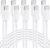 USB C to USB C Cable, 5-Pack 6FT, 60W Fast Charging Power Delivery for iPhone 15/15 Pro/15 Plus/15 Pro Max, iPad Mini 6/Pro 2021, MacBook Pro 2020, Samsung Galaxy S23, Switch