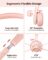USB Headset with Microphone for PC, On-Ear Computer Laptop Headphones with Noise Cancelling Mic in-line Control for Home Office Online Class Zoom (USB+3.5mm, Pink)