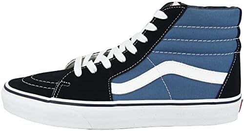 VANS Sk8-Hi Unisex Casual High-Top Skate Shoes, Comfortable and Durable in Signature Waffle Rubber Sole