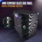 VETROO AL800 Full Tower PC Computer Case – Door Opening Design Tempered Glass, E-ATX/ATX Support, Adjustable LED Strip, Pre-Installed ARGB & PWM FDB Fan in Rear, Support for 40 Series GPUs -Black