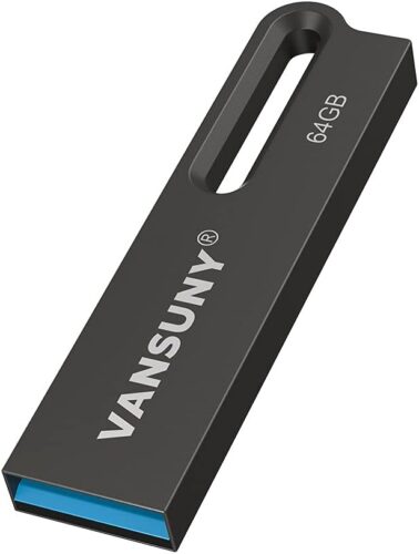Vansuny 64GB Flash Drive Metal Waterproof USB Drive USB 3.0 Ultra High Speed Memory Stick, Portable Thumb Drive for PC/Tablets/Mac/Laptop