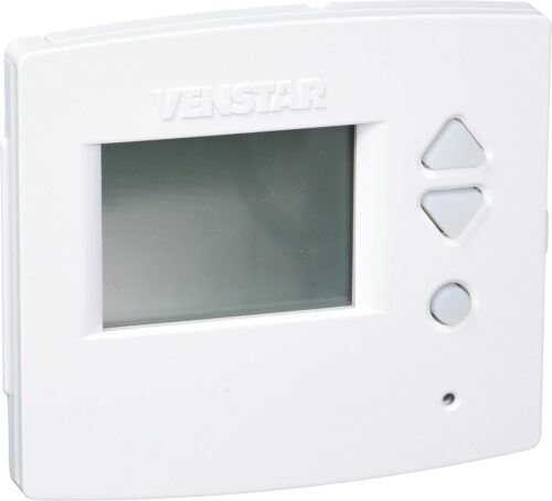 Venstar T3700 Residential Voyager WiFi Ready Thermostat – Works W/Alexa When WiFi Module Installed, White, 6.3 x 5 x2.3