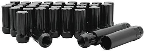 Venum wheel accessories 32 pc Black Duplex Spline 14×2.0 Spline Lug Nuts | Fits: F250 & F350 1999-2002 w/ 2 Key Sockets