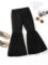 WDIRARA Toddler Girl’s Elastic Waist Flared Pants Stretch Bell Bottom Trousers