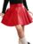 WDIRARA Toddler Girl’s PU Leather Flared Mini Skirt High Waisted Skater A Line Skirt