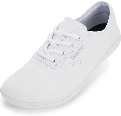 WHITIN Men’s Wide Canvas Barefoot Sneakers | Zero Drop Sole | Minimalist Footwear