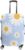 WOEZKEX Floral Daisy Purple Flower Luggage Cover Washable Travel Gear Cover 18/24/28/32 Inch Suitcase Protective Cover
