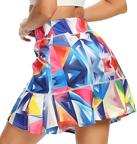 WOWENY Women’s Athletic Tennis Skorts Skirts for Women Running Golf Skort with Pockets