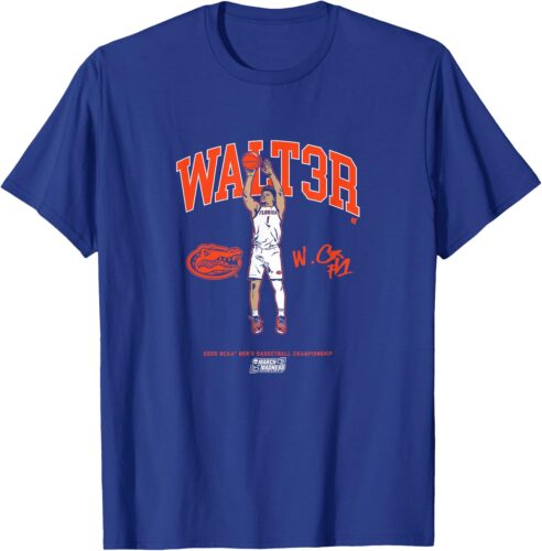 Walter Clayton Jr. – WALT3R – Florida Basketball – NCAA T-Shirt