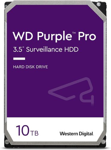 Western Digital 10TB WD Purple Pro Surveillance Internal Hard Drive HDD – SATA 6 Gb/s, 256 MB Cache, 3.5″ – WD101PURP