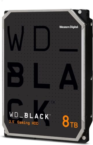 Western Digital 8TB WD_Black Performance Internal Hard Drive HDD – 7200 RPM, SATA 6 Gb/s, 256 MB Cache, 3.5″ – WD8002FZBX