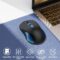 Wireless Mouse for Laptop, PC, Chromebook, Mac, MacBook, Silent Mouse with USB Nano Receiver, Side Button, 2400 DPI, Anti Slip Roller, 6 Button Ergonomics Cordless Computer Mice – Black Blue