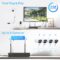 Wireless Security Camera System,SMONET 1080P 8 Channel Home Surveillance DVR Kits with 4pcs 2MP Full HD Cameras 1TB HDD Night Vision Motion Detection Free App for Indoor Outdoor 24/7 Video Recording